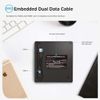 External DVD Read/Write Drive 5-In-1 External DVD/CD Drive with SD/TF Slot USB & Type-C Cable Thickness 1.8cm Portable for Windows, Linux, Mac OS