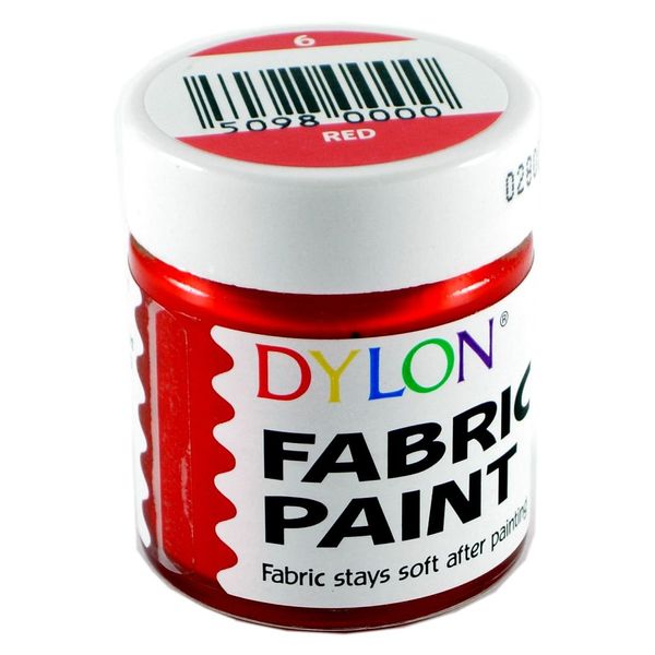 DYLON Fabric Paint Red 25ml