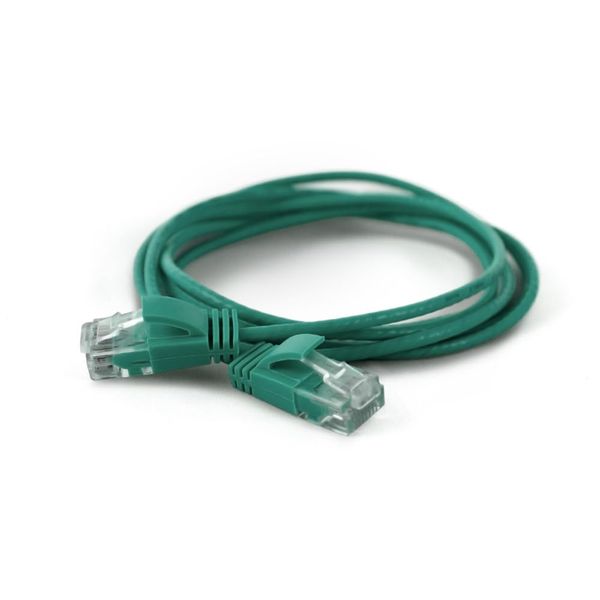 wantecWire 7323 ULTRA SLIM Cat 6 Ethernet Patch Cable Green