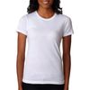 Next Level Ladies' CVC T-Shirt XL WHITE