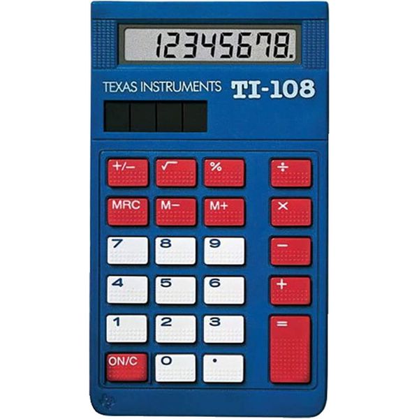 Texas Instruments TI-108 Elementary School Calculator NEW