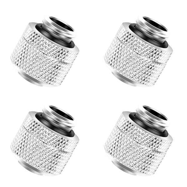 VOANZO 4PCS PC Water Cooling Connectors G1/4 Thread Nozzle PC Water Cooling Pipe Fitting Compression Fitting