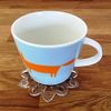 Coasters - Snowflake Shaped - Clear - 6 Set