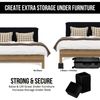 Utopia Bedding Bed Risers 2 Inch - Pack of 8 - Adjustable Furniture Risers 2 ...