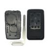 BROVACS Replacement Key Shell + Uncut Blank Emergency Operations Key Compatible with Volvo 5 Button Smart Key Shell for Keyless Access PG789A