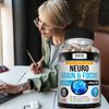 (2 Pack) Neuro Brain & Focus, Memory, Function, Clarity Nootropic Supplement