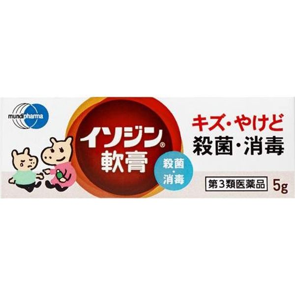 【第3類医薬品】イソジン軟膏 5g ×4