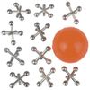 Metal Jacks With Ball - 12 sets per unit