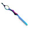 Professional Hair Styling Thinning Texturizing Cutting Feather Razor + 10 Replacement Blades Stainless Steel Rainbow Color