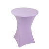 6 pcs COCKTAIL SPANDEX TABLE COVERS Fitted Wedding Party Catering Tablecloths
