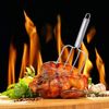 Wolfgang Puck Roasting Prep Set - Stainless Steel 5 pcs Turkey Roasting Prep Set