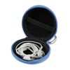 Aussel 3 Pack Tiny Portable MultiColor Earphone Headset Handsfree Hard EVA Case with Metal Hook (02)