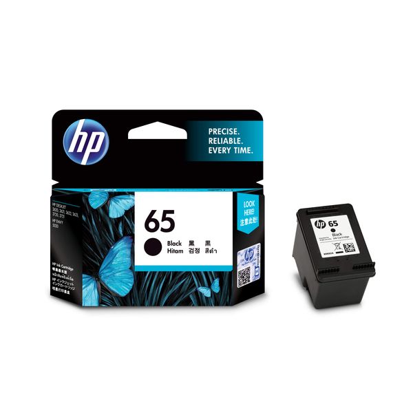 HP 65 Ink Cartridge Black/n9 K02aa