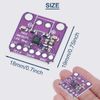 DAOKAI 2pcs MAX98357 I2S Class D Audio Amplifier Module Breakout Interface DAC Decoder Board for Arduino with Dupont Cable