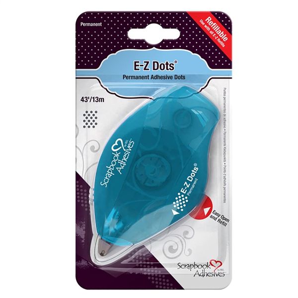 EZ Dot Refill Dispenser W/Permanent Adhesive 49 Feet Permanent