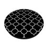 Black White Modern Trendy Simple Pattern Design PopSockets Swappable PopGrip