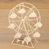 Dekoprojekt Minigarten Riesenrad, weiß 26 cm