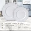 Silver Spoons Party Disposable 40 PC Set Dinner Side Plates | Heavyweight Pla...