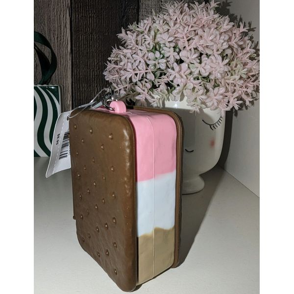 Bath and Body Works BBW PocketBac Sanitizer Holder Neapolitan Ice Cream Sandwich