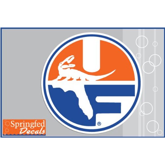 Florida Gators PELL SHIELD LOGO 8" Vinyl Decal UF Car Truck Window Sticker