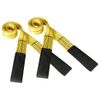 2pcs  6'x2" Lifting Strap 9000 lbs Breaking Strength Eye-Eye Web Sling Straps