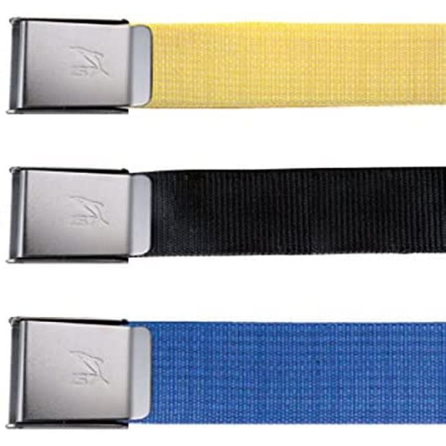 IST PROLINE WB-12 Weight Belt with Stainless Steel Buckle, 59.1 inches (150 cm), BK Diving, Snorkeling, Marine Sports