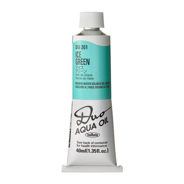 Holbein Duo Aqua Oil Ice Green (B) 40ml