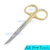 Iris Scissors 4.5" Curved Gold Handle Surgical Instruments Stainless Steel