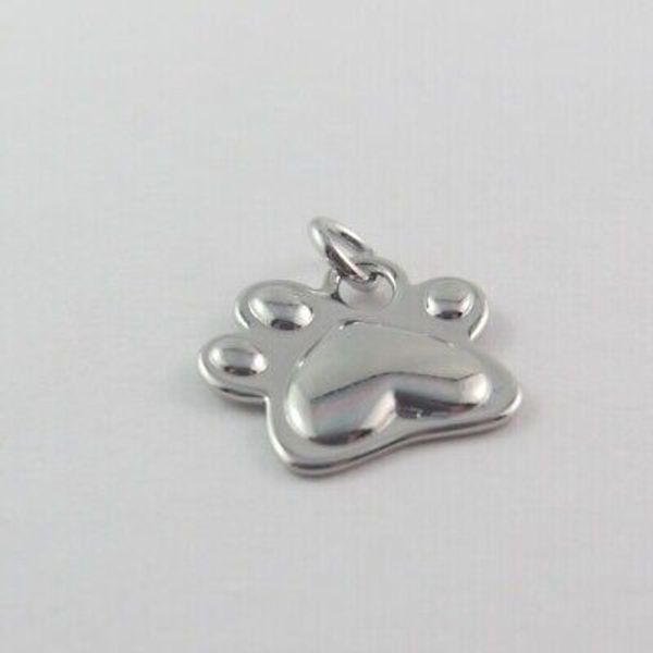 Pandora Pet Collar Tag Paw Print Tag Cat or Dog Pet ID Tag Engravable (B7)