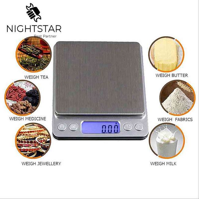 Digital Kitchen Scale, 500g/ 0.01g Small Jewelry Scale, Food Scales Digit