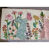Easter Beaded Table Runner Pastel Bunny Butterfly Floral New