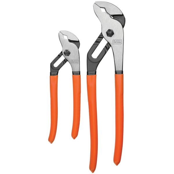 BLACK+DECKER Slip Joint Pliers, 2 Pack (BDHT84001)