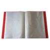 Janrax A4 Red Flexible Cover 150 Pocket Display Book - Presentation Folder