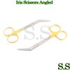 2 Super Cut Iris Scissors Angled Surgical Instruments