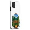 iPhone 11 Backpack Hiking Nature Travel White Graphic Case