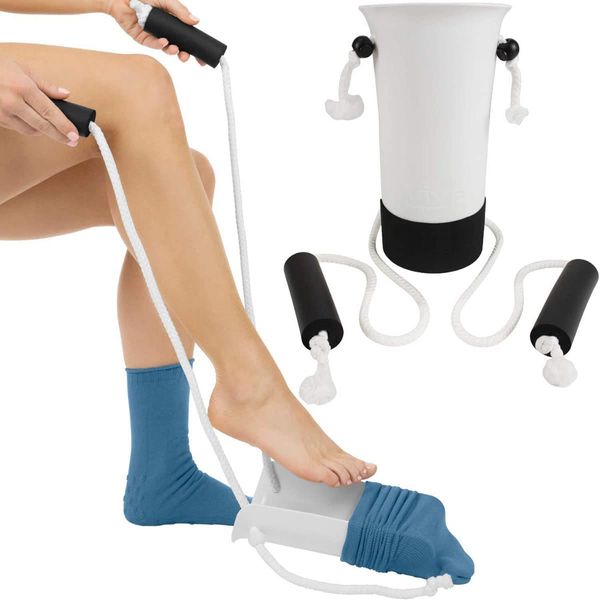 YdseozOA Sock Aid Putting Socks On and Off Sock Helper Adjustable Socks Helper Puller Elderly Pregnant Women Disabled Socks Helper