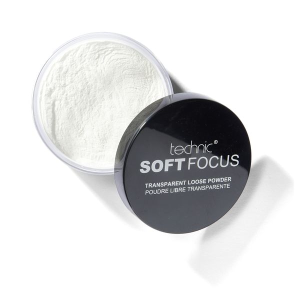 Technic Soft Focus Translucent Loose Powder - Silky & Lightweight Matte Fixing Face Powder - Absorb Oil, Remove Shine, Set Makeup And Hide Imperfections & Fine Lines - 20g