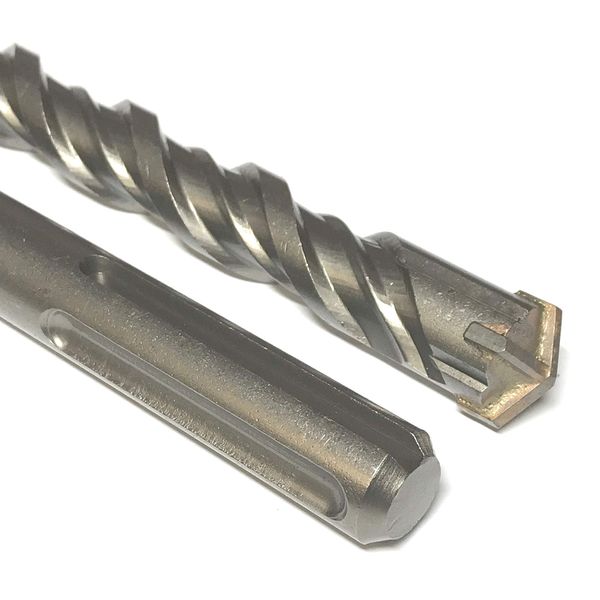 Rennie Tools - 10mm x 280mm Long SDS Max Hammer Drill Bit Tungsten Carbide Tip with Double Spiral Flute for Concrete, Stone, Masonry, Brick, Granite Etc