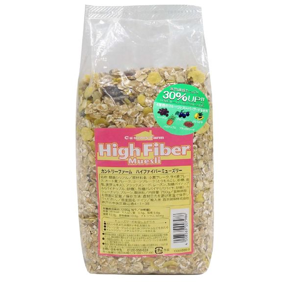 Country Farm High Fiber Muesli 26.5 oz (750 g)