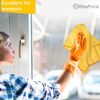 6 PCS 100% Pure Cotton Yellow Multi-Purpose Dusters Cleaning Cloths (2 Pack)-New