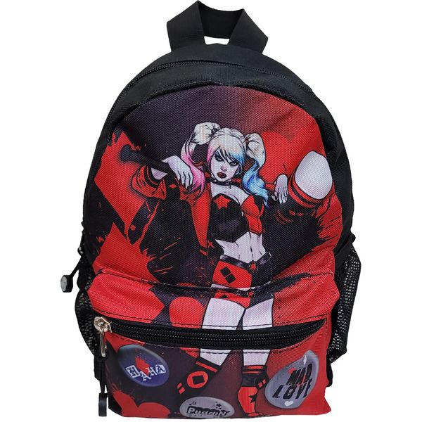 Spiral - Harley Quinn - Splatter - Mini Back Pack Including Mobile Pocket - L