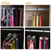 SUNTRADE 2X Multifunction Non-slip 360 Degrees Rotating Tie Hanger Rack