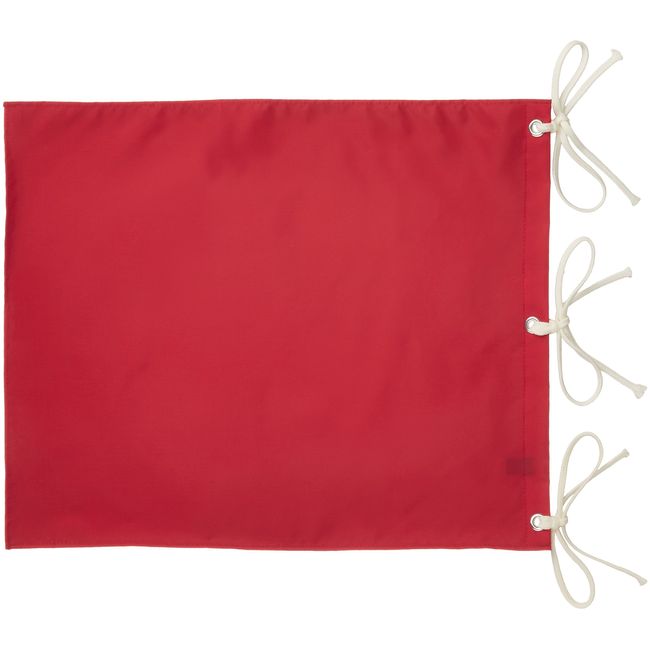 LITE M-122 (010) Nylon, Plain, Square Flag, Red,