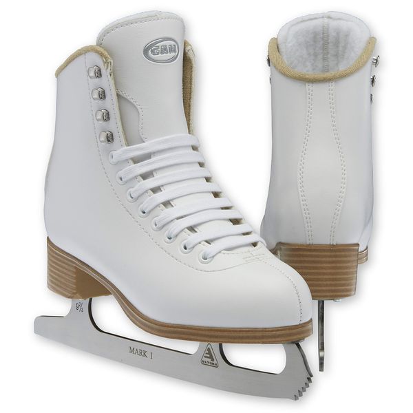 Jackson Ultima GAM G0101 Stella Girls White Figure Ice Skates - Kids 12