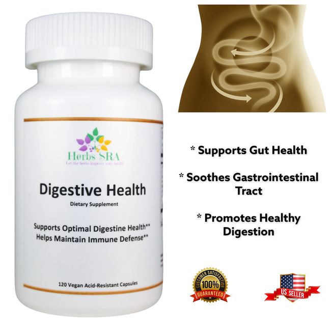 120 Capsules, 1000 mg, Good Gut, Healthy Intestines, Better digestion, Stomach