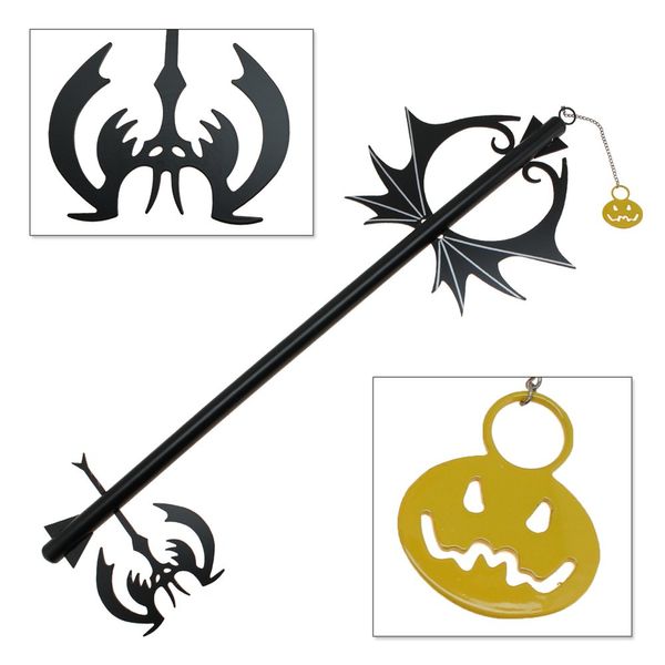 Pumpkin Hearts Oblivion Kingdom Keyblade Metal Replica Sword