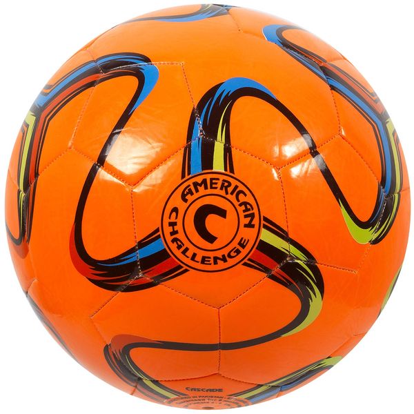 American Challenge Brasilia Soccer Ball (Orange, 3)