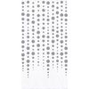 Creative Converting Sparkle and Shine Silver 25th Anniversary Dinner Napkins, 8" x 4"
