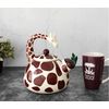 Whistling Tea Kettle for Stove Top Enamel on Steel Teakettle, Supreme Housewares Giraffe Design Teapot Water Kettle Cute Kitchen Accessories Teteras (2.1 Quart, Giraffe)