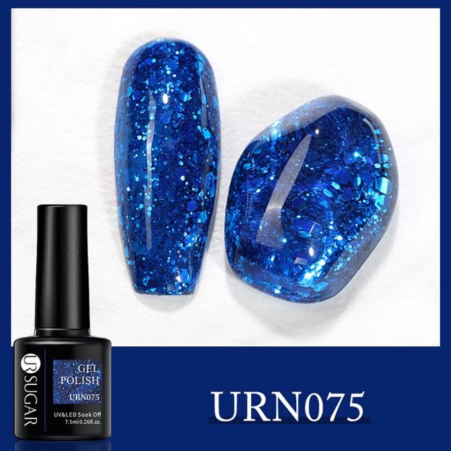 Bathroom Cleaner UV Toilet Sterilizer Convenient UR SUGAR Blue Luminous Thermal Gel Color Change Soak Off UV Fluorescent Neon Nail 7.5ml, [55] 48410-44